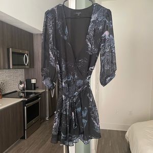 Allsaints wrap dress